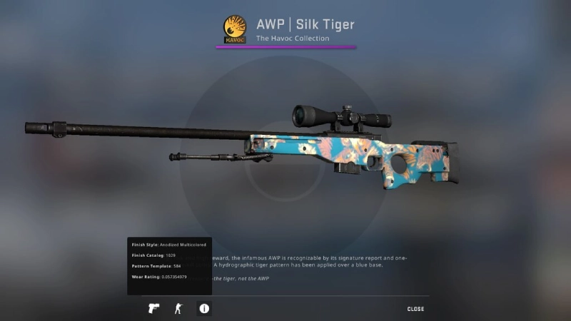 awp silk tiger