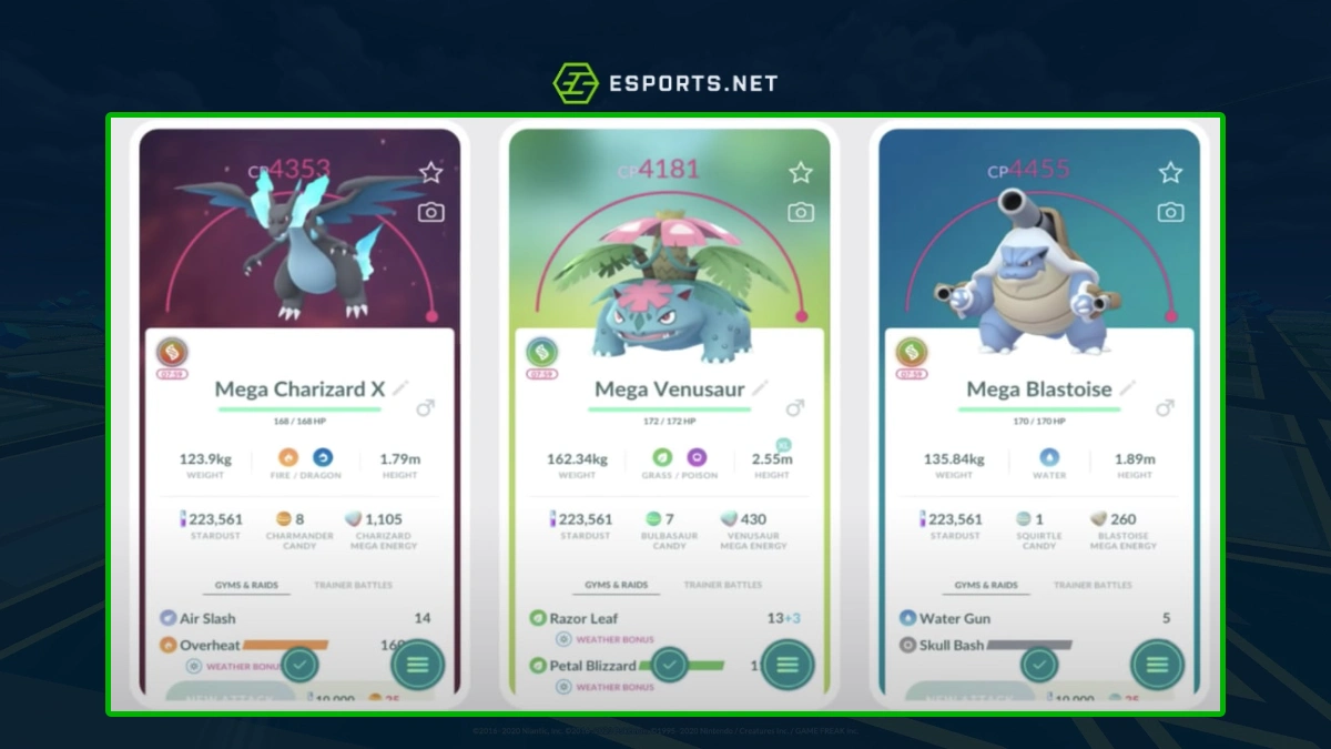 Megaevolução no Pokémon GO