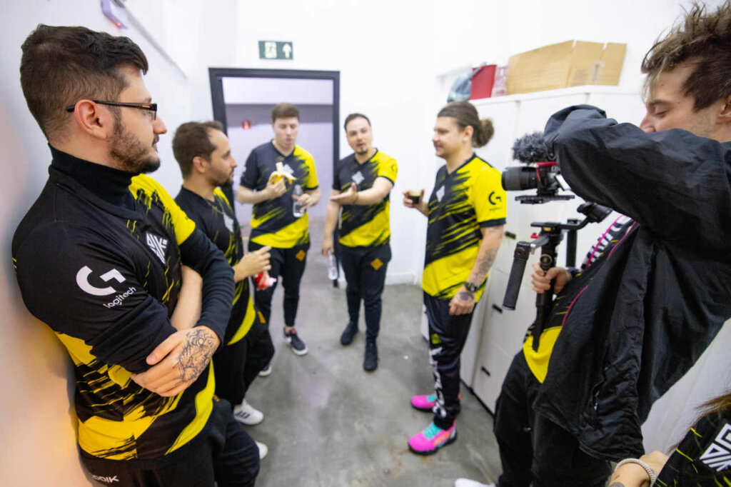 Equipe da ODDK, no VCT Challengers Brasil 2023 - Reprodução: Valorant Esports BR