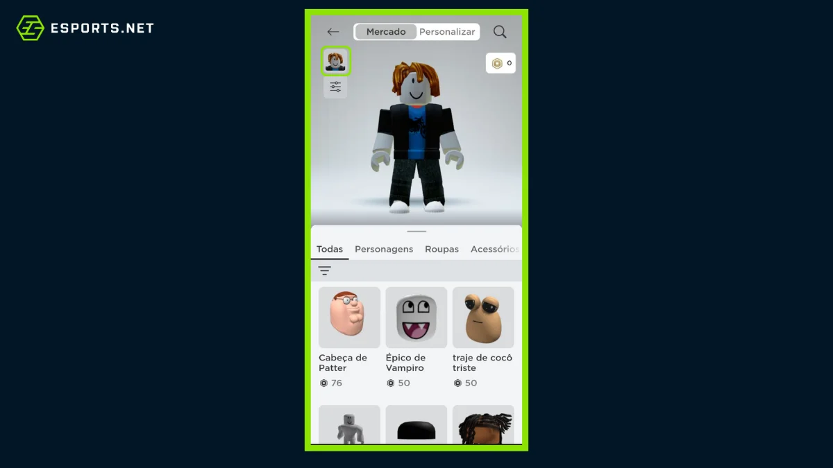 mudar foto roblox