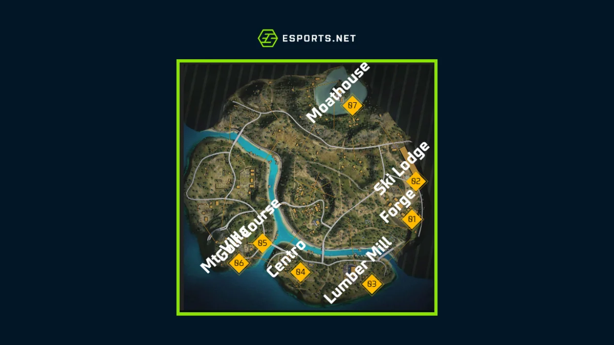 Todos os mapas do Free Fire