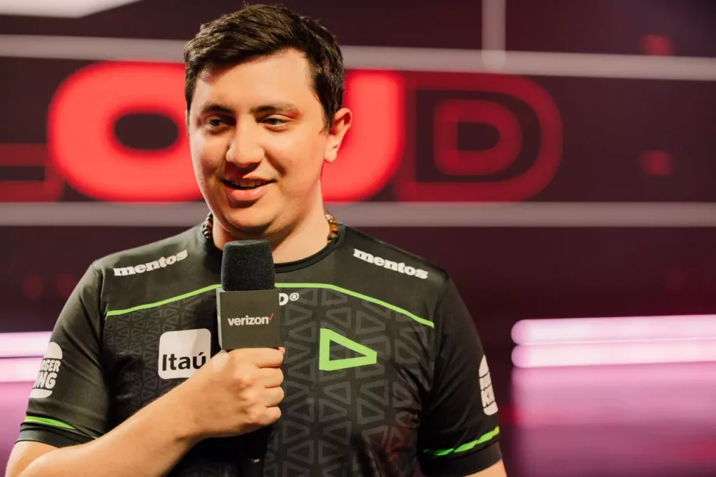 Saadhak, IGL da LOUD, após o jogo contra a MIBR