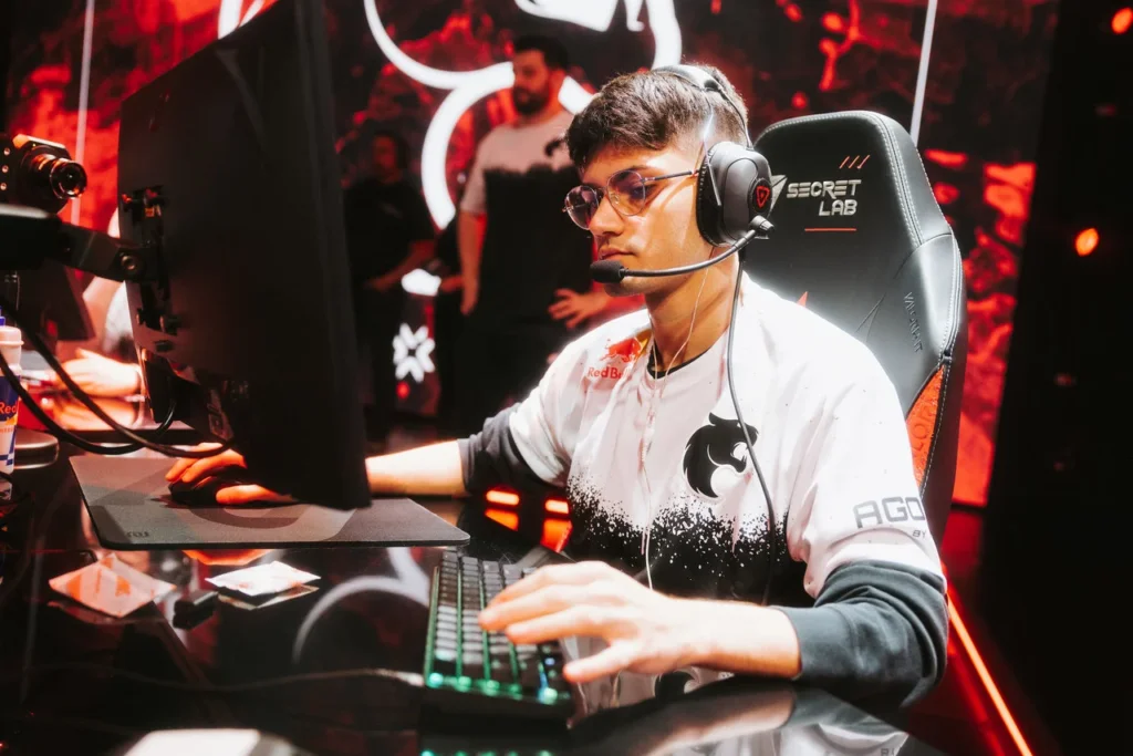 Khalil, jogador da FURIA, no VCT Américas