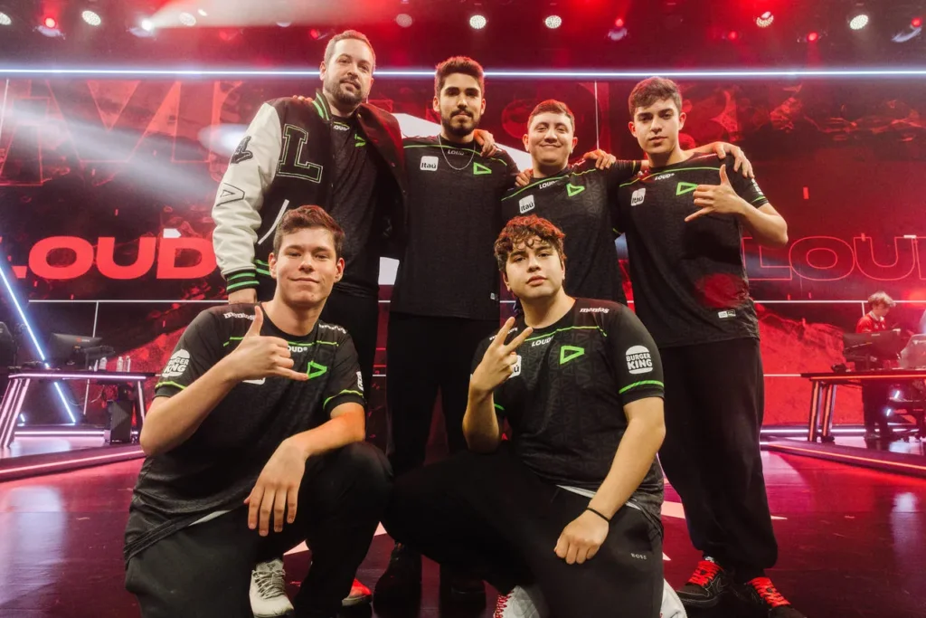 Toda a equipe da LOUD, no VCT Américas