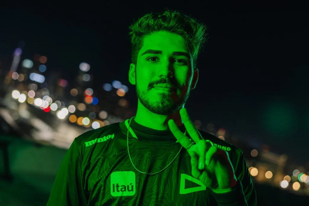 aspas, o duelista da LOUD, que vem sendo alvo de muitos comentários durante o Champions