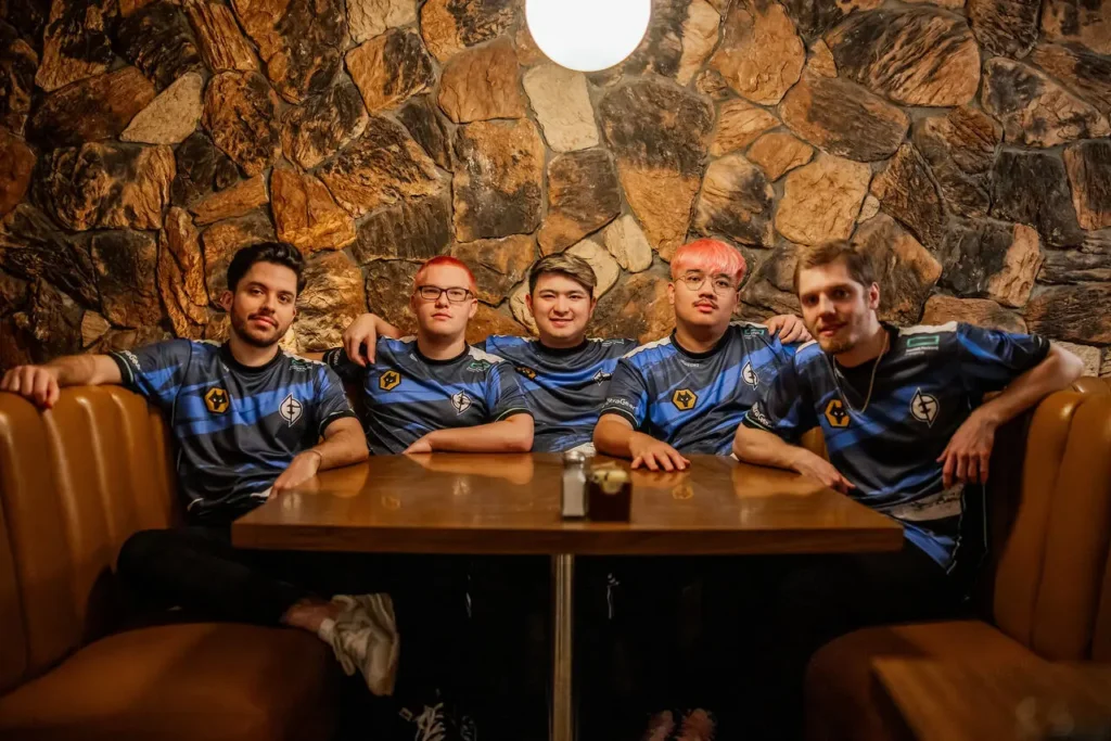 Equipe da Evil Geniuses - Fonte: Reprodução/VALORANT Champions Tour