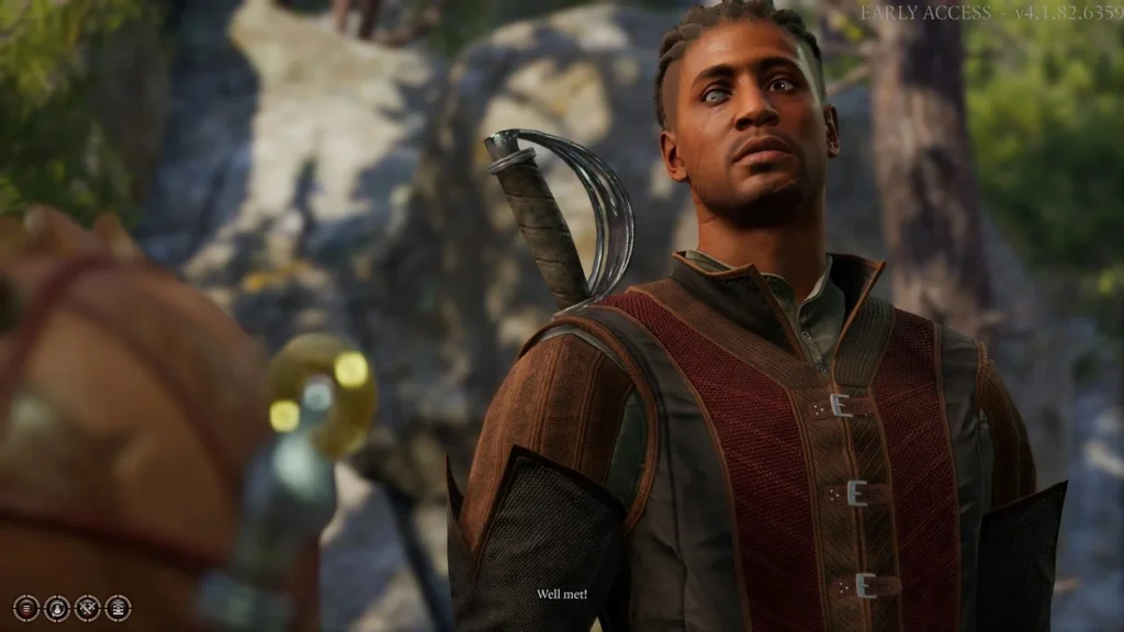 Wyll, o humano bruxo de Baldur's Gate
