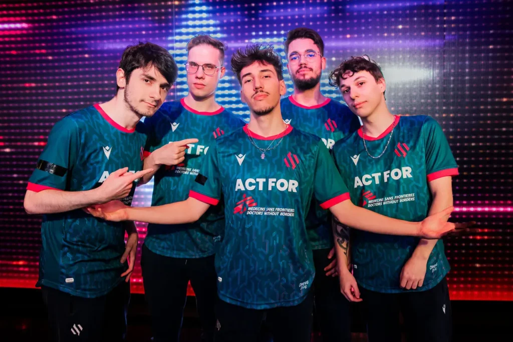 Equipe da BDS, representante da LEC, classificada no WQS e participante da Fase de Entrada do Worlds 2023