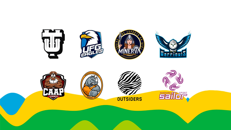 Equipes participantes do JUBS Esports 2023