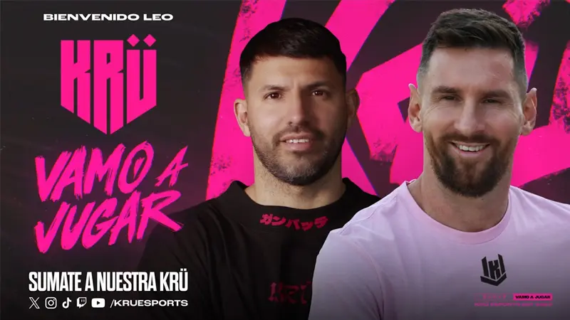 Lionel Messi é o novo sócio da KRÜ Esports