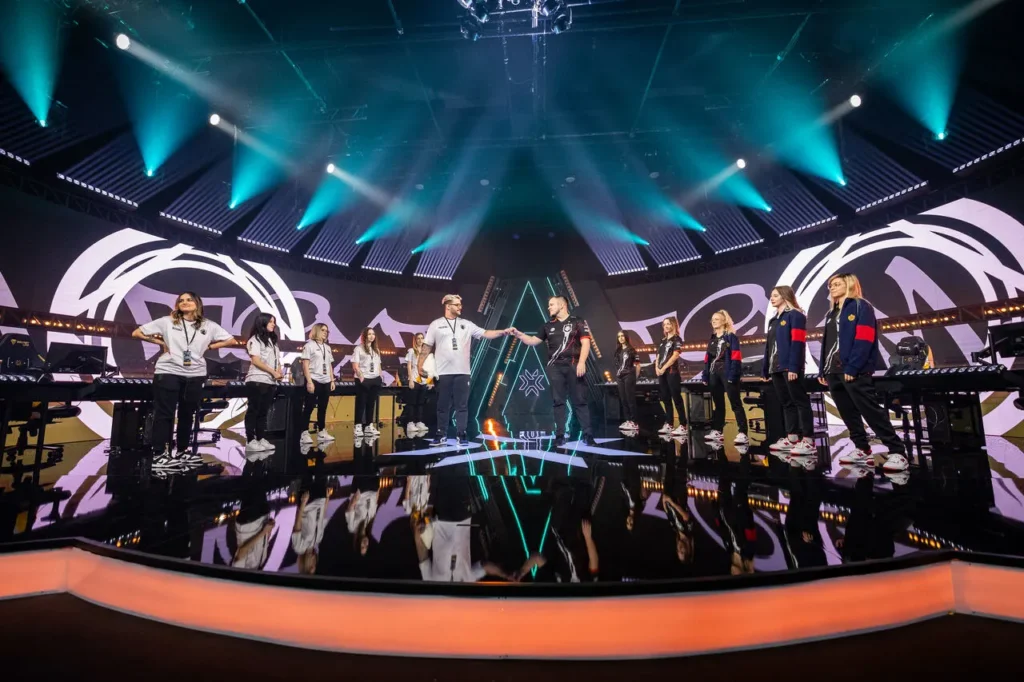 Team Liquid Brasil e G2 Goxen, pela primeira partida do VCT Game Changers Champions