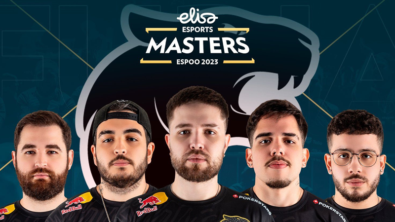 jogadores da FURIA no elisa masters espoo 2023