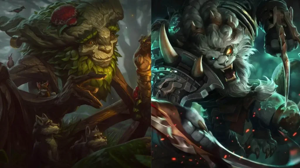 Ivern e Rengar, a dupla da moita e do assassino