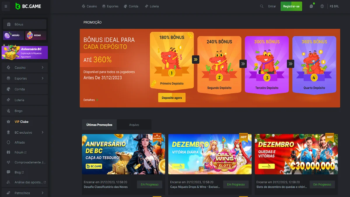 bonus cassino bc game