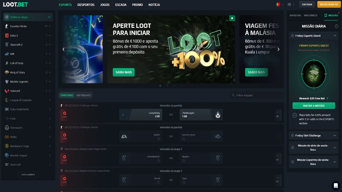 apostar na loot bet