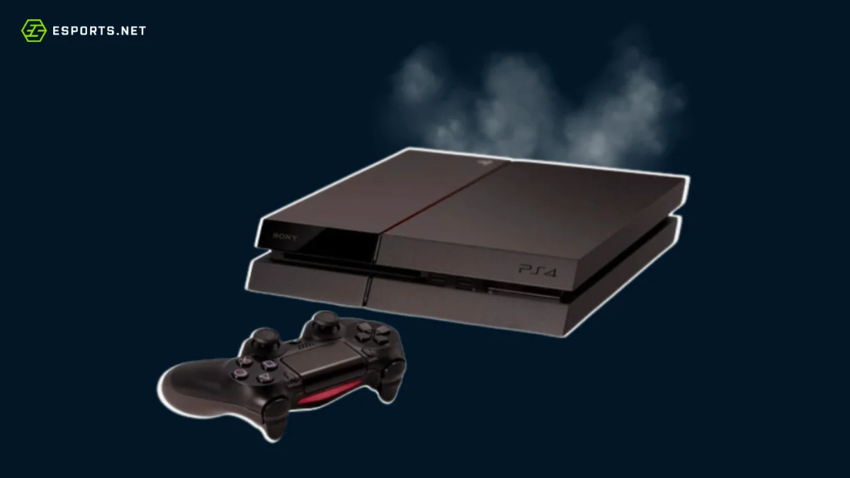 playstation 4 saindo fumaça
