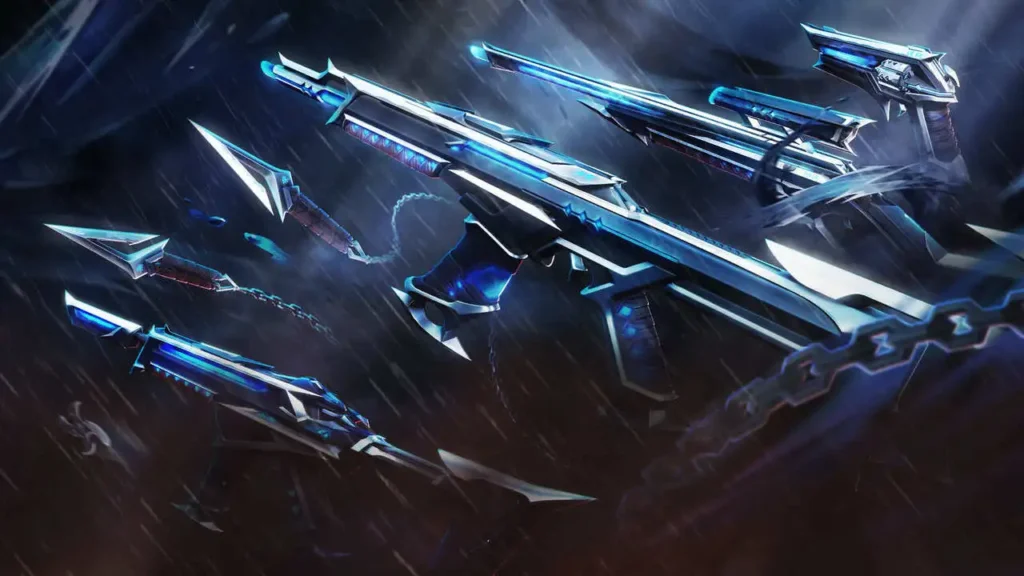 A nova linha de skin Kuronami, nas armas Sheriff, Spectre, Marshall e Vandal, além da sua nova faca