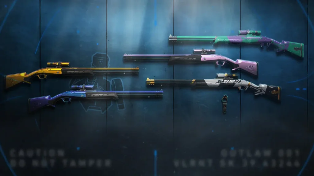 Outlaw, o novo rifle de precisão, e as suas skins dentro do VALORANT