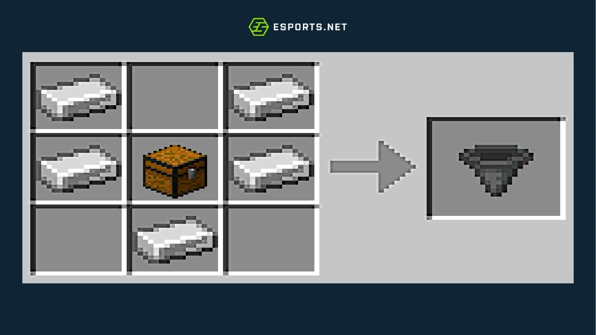 receita funil minecraft