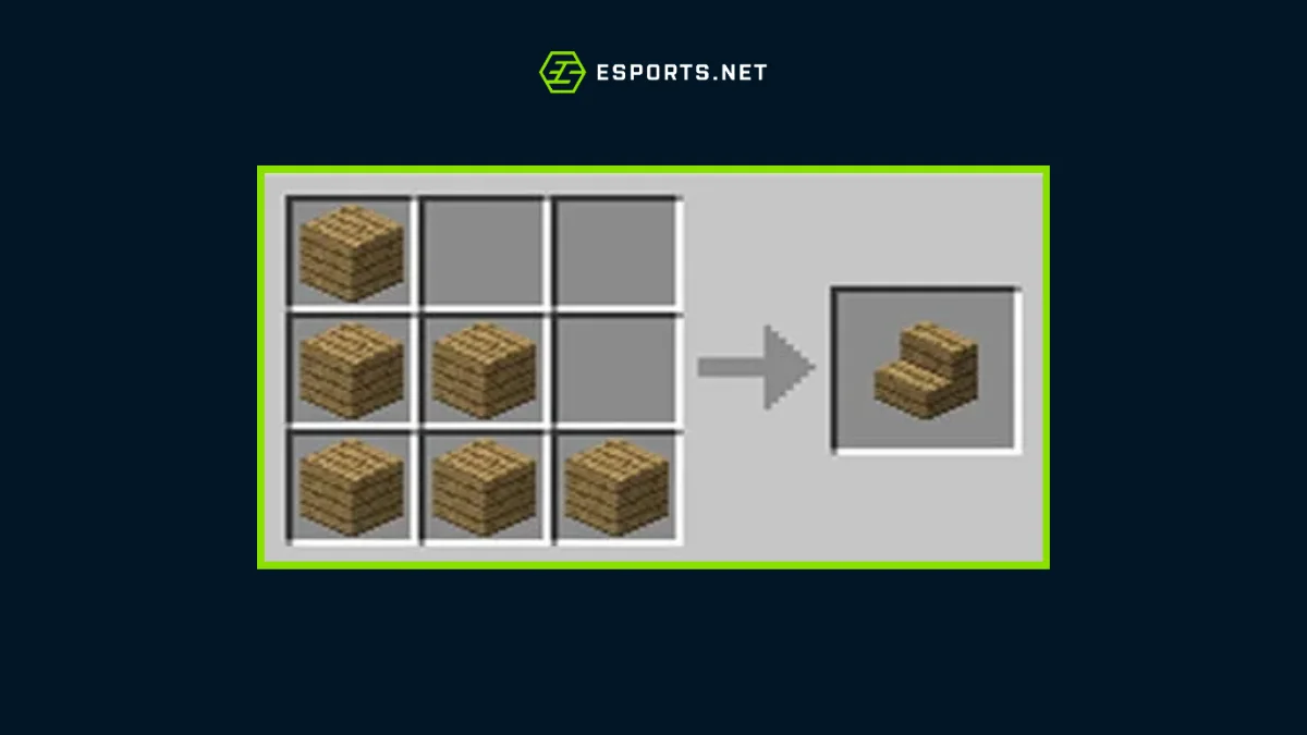 escada comum minecraft