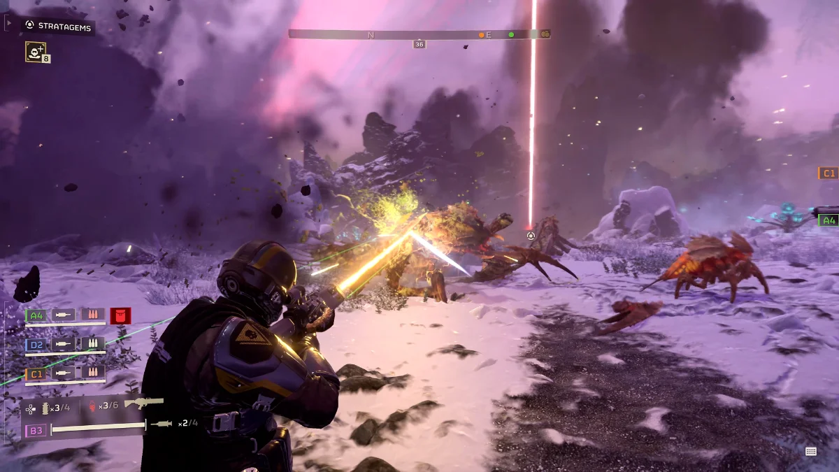 Helldivers 2: como mudar o modo de tiro das armas