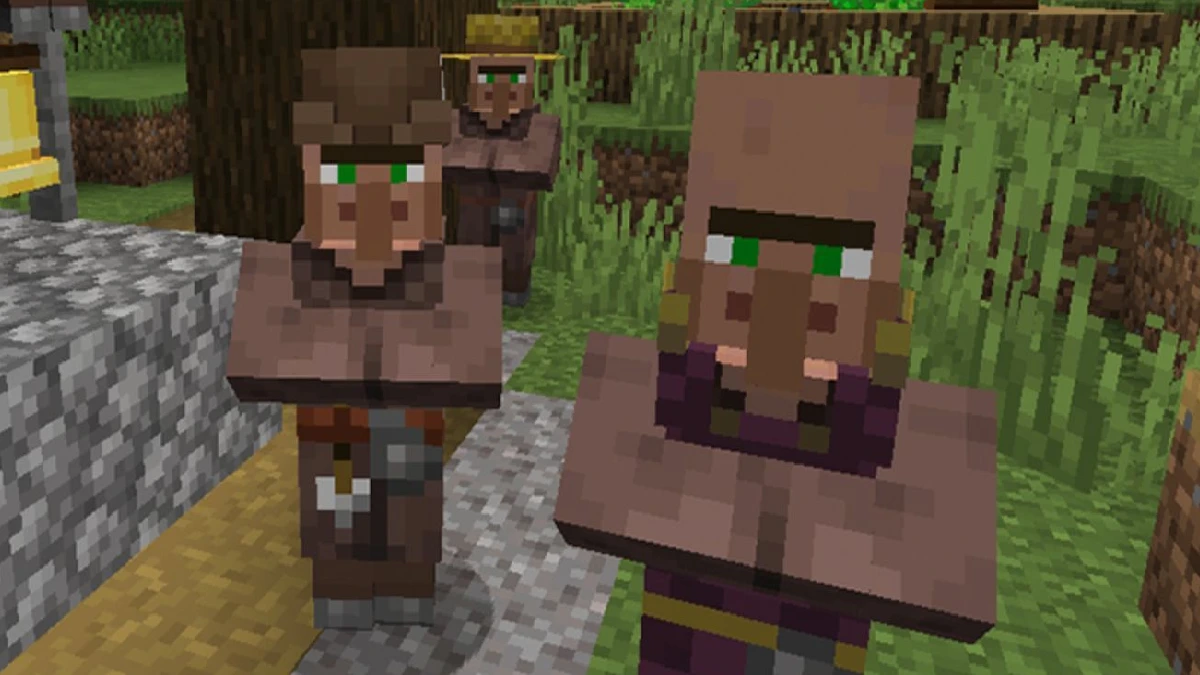 aldeão minecraft