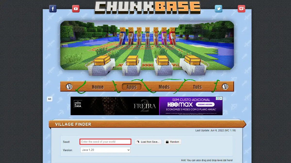 mapa online vilas minecraft