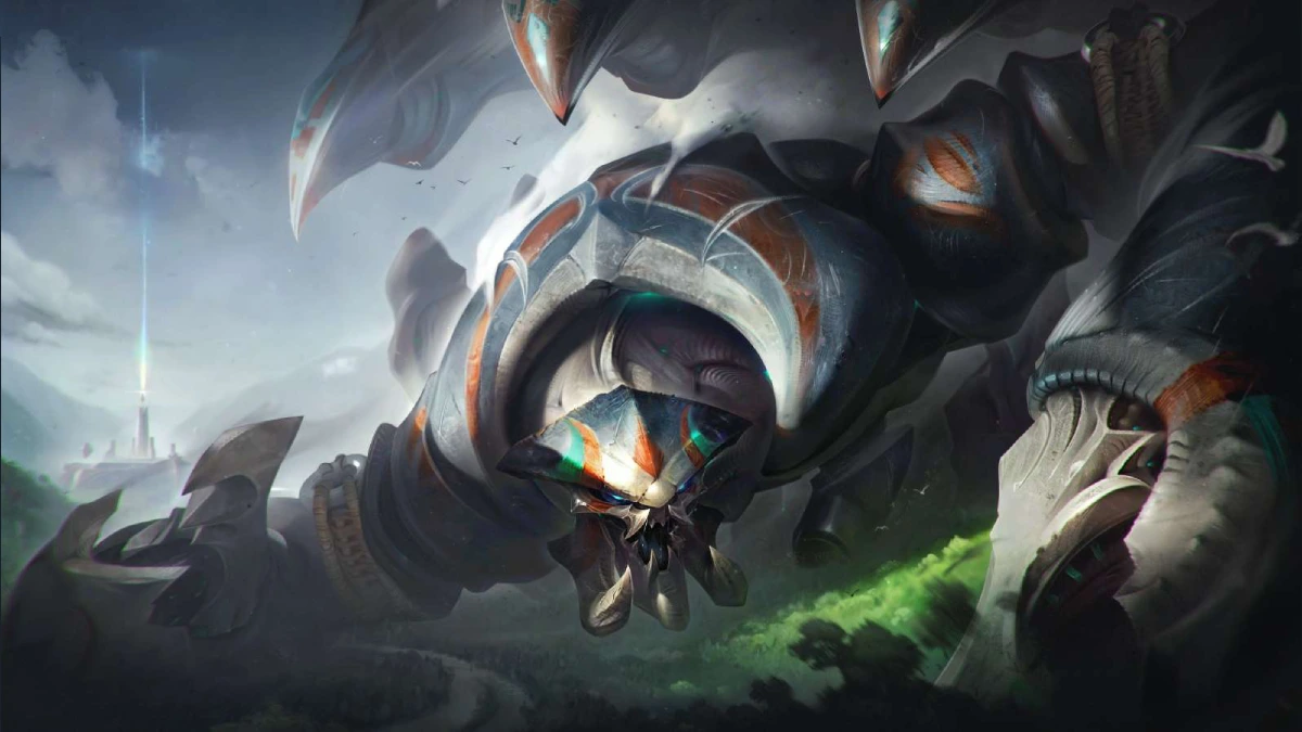 Splash art do campeão Skarner de League of Legends