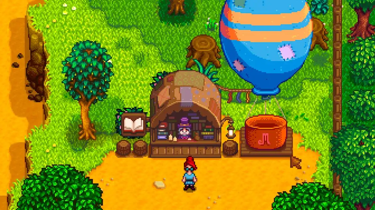 Loja do Vendedor de Livros no Stardew Valley
