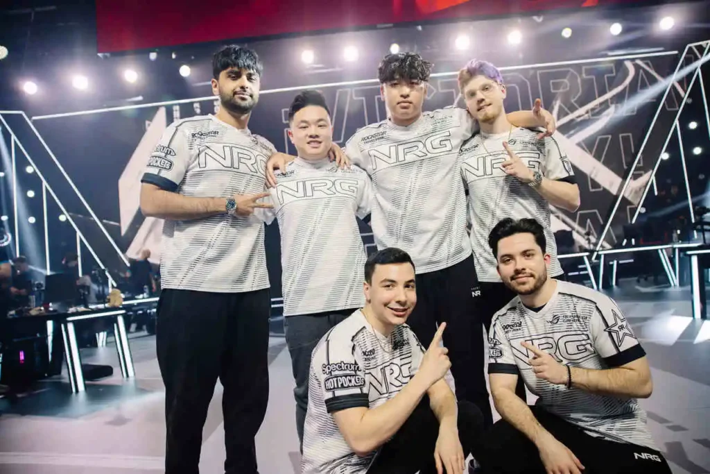 Os grandes favoritos, a NRG, classificada para os playoffs do VCT Américas Kickoff