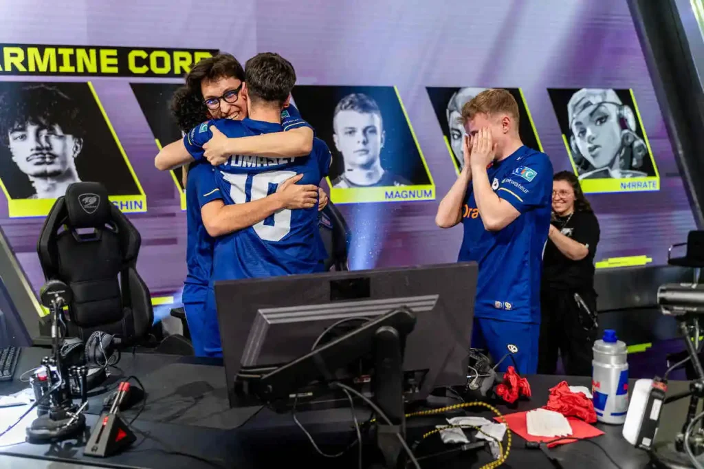 A equipe da Karmine Corp, depois de vencer a poderosa Fnatic e conseguir a classificação para o VCT Masters Madrid