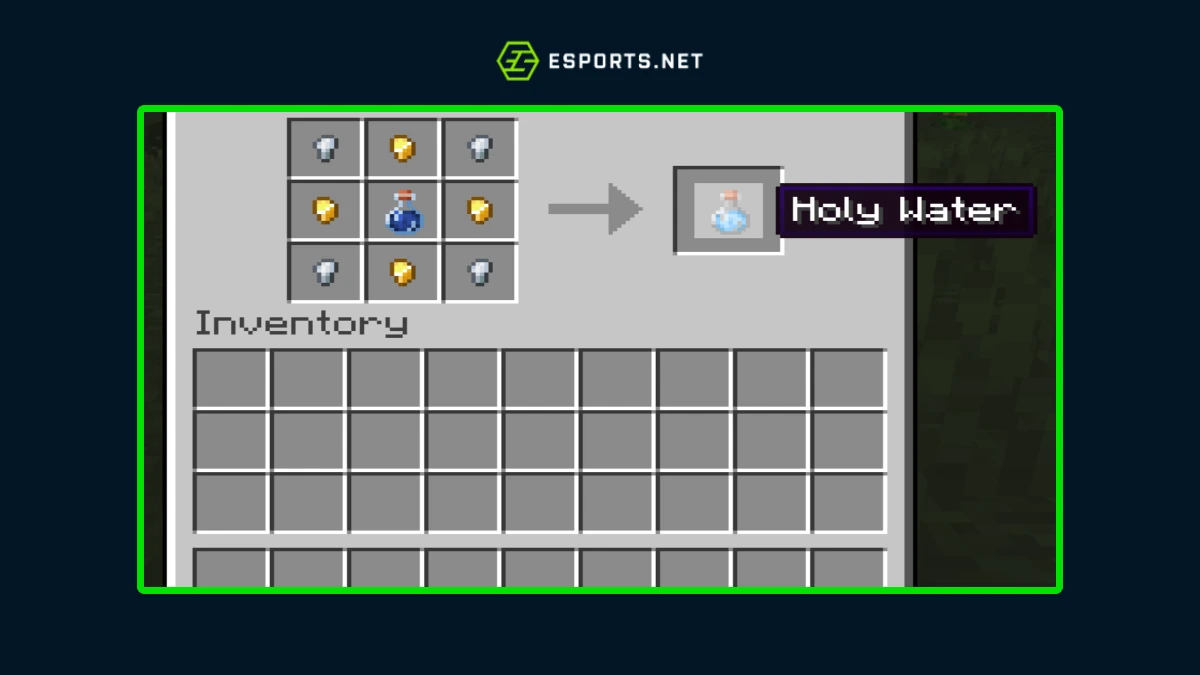 agua benta minecraft