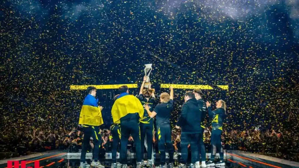 Natus Vincere, a grande campeã do PGL Major Copenhagen, em cima da FaZe Clan