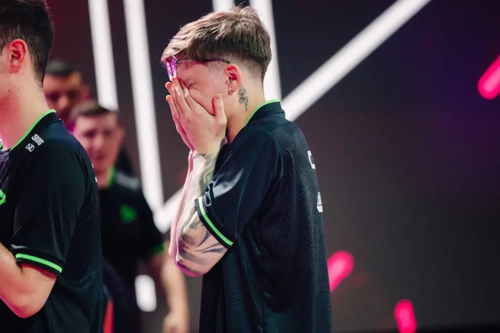 qck, o duelista da LOUD, após a derrota contra a KRÜ Esports, no VCT Américas