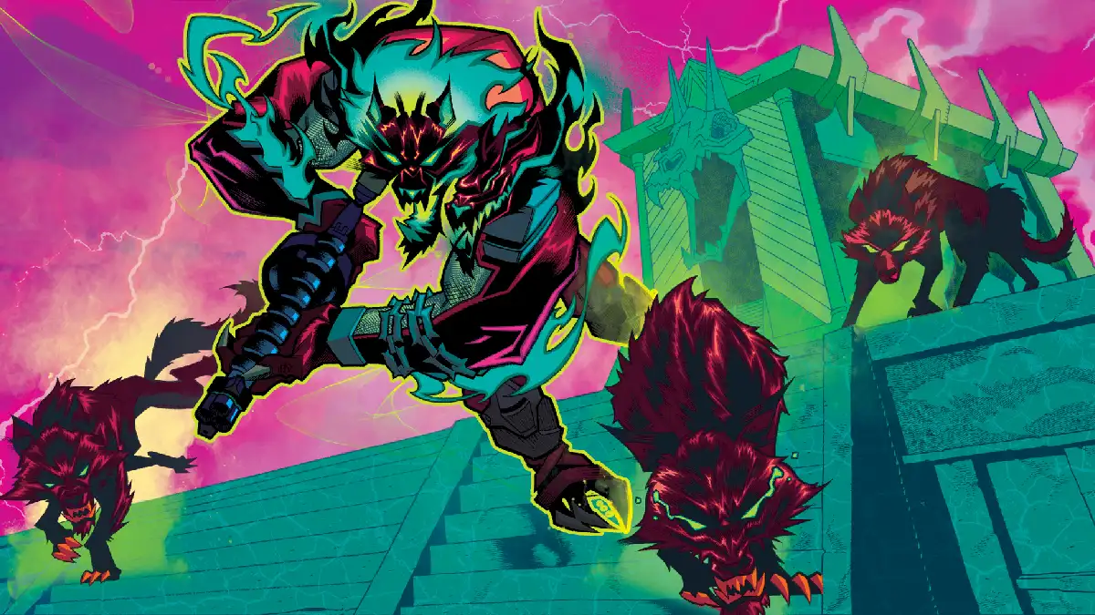Arte do Cerberus no Fortnite
