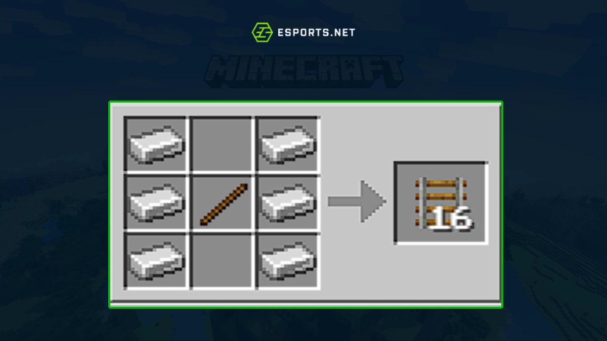 Receita para Trilhos no Minecraft