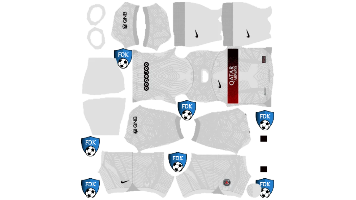 Kit do PSG para Dream League Soccer