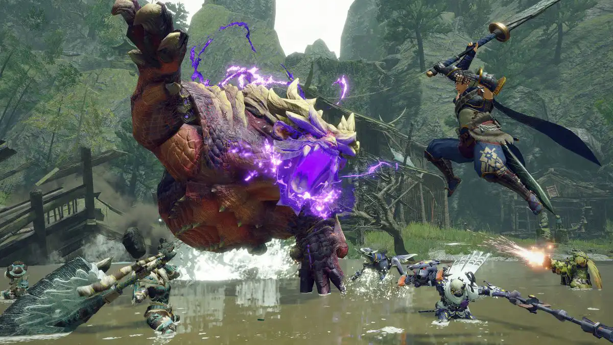 Melhores RPGs para Swtich - Monster Hunter Rise