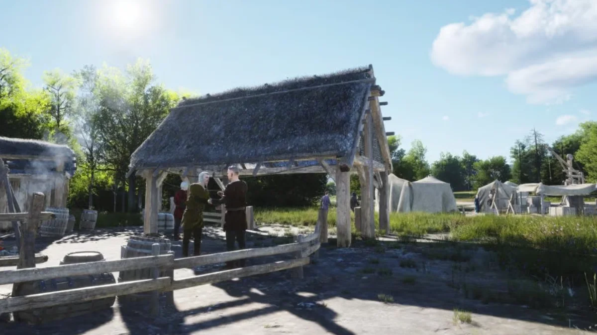 Manor Lords no inverno