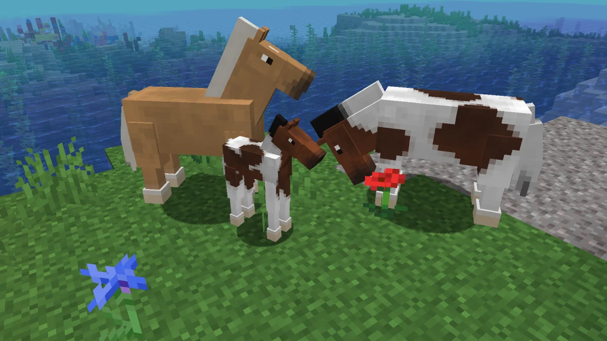 Familia de Cavalos no Minecraft