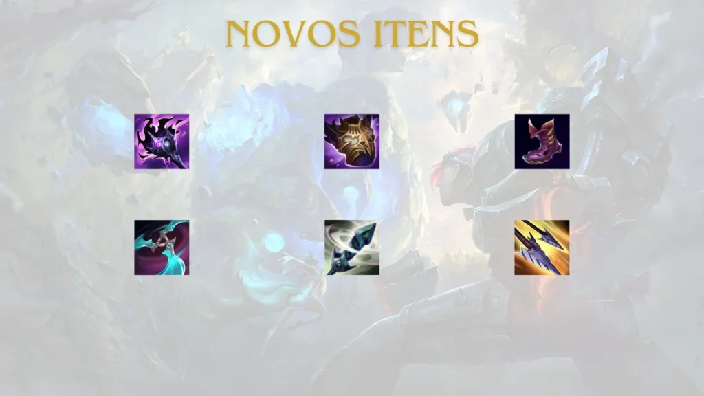 Os novos itens do patch 14.10 do LoL