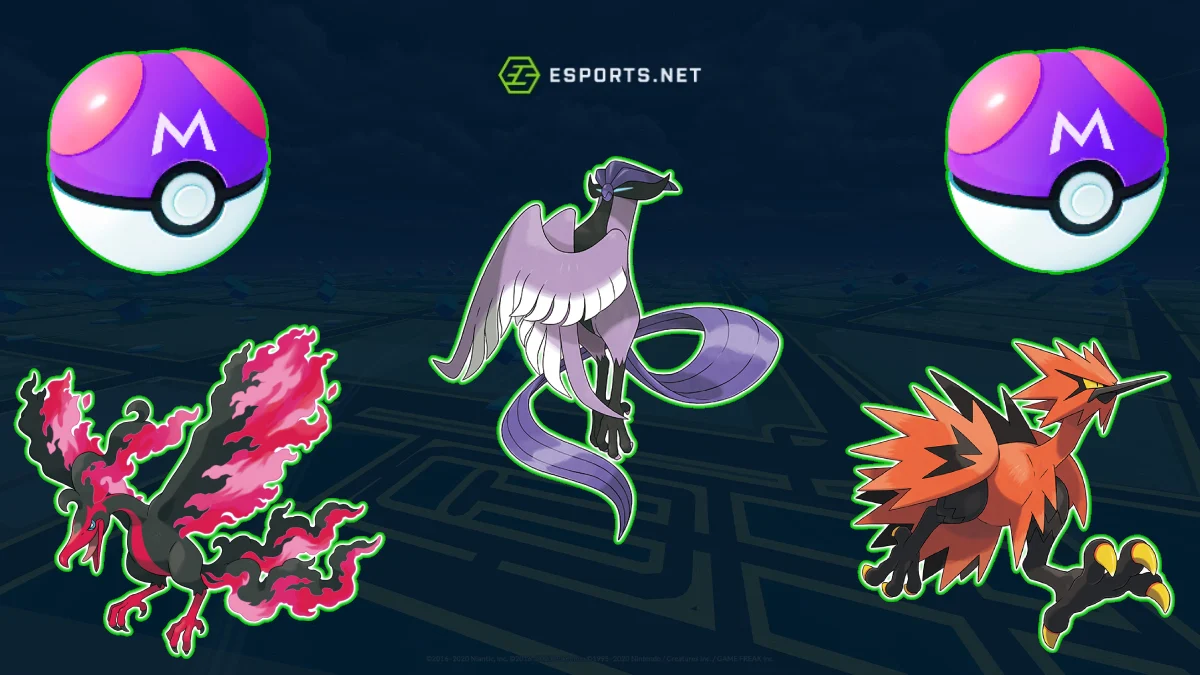 Master Ball - Pássaros Lendários de Galar