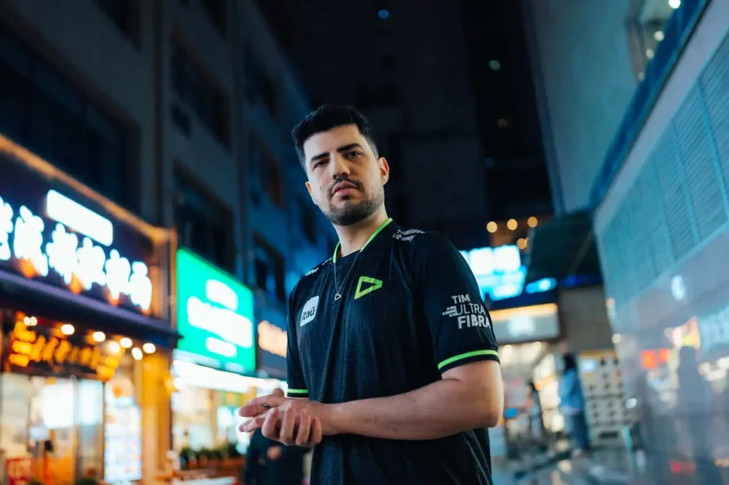 Robo, o top laner da LOUD, durante o MSI 2024
