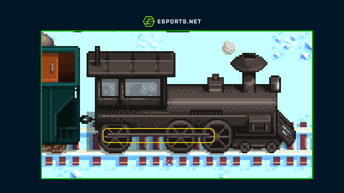 Trem no Stardew Valley
