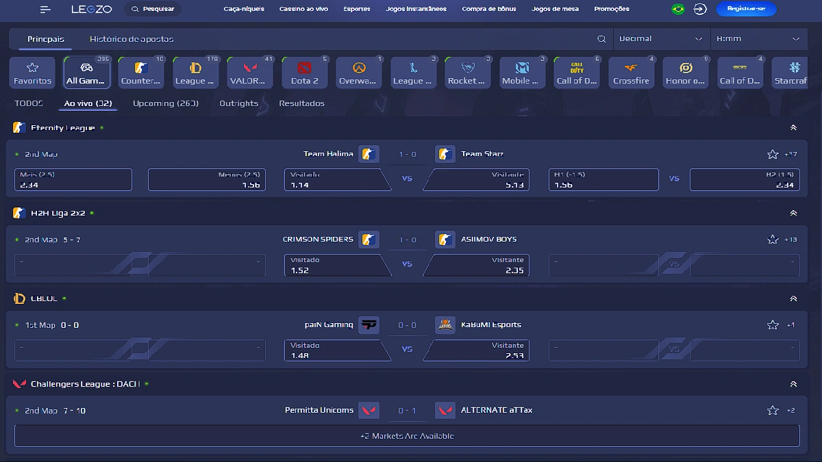 Legzo Cassino e Apostas