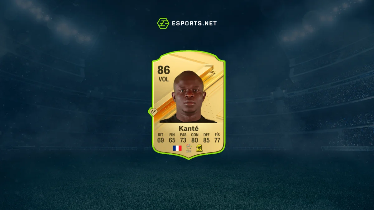 Melhores volantes do EA FC 24 - N'golo Kanté