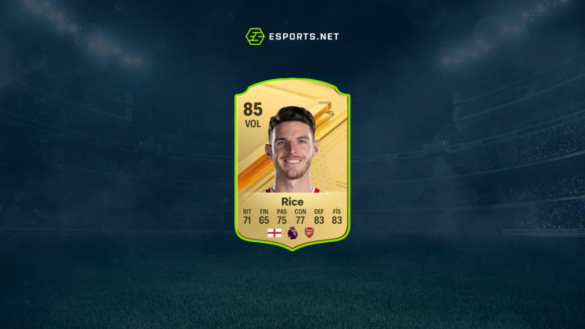 Melhores volantes do EA FC 24 - Declan Rice
