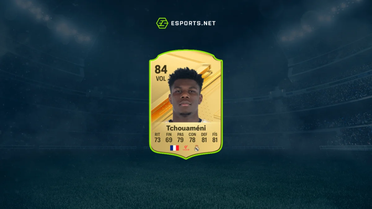 Melhores volantes do EA FC 24 - Aurélien Tchouaméni