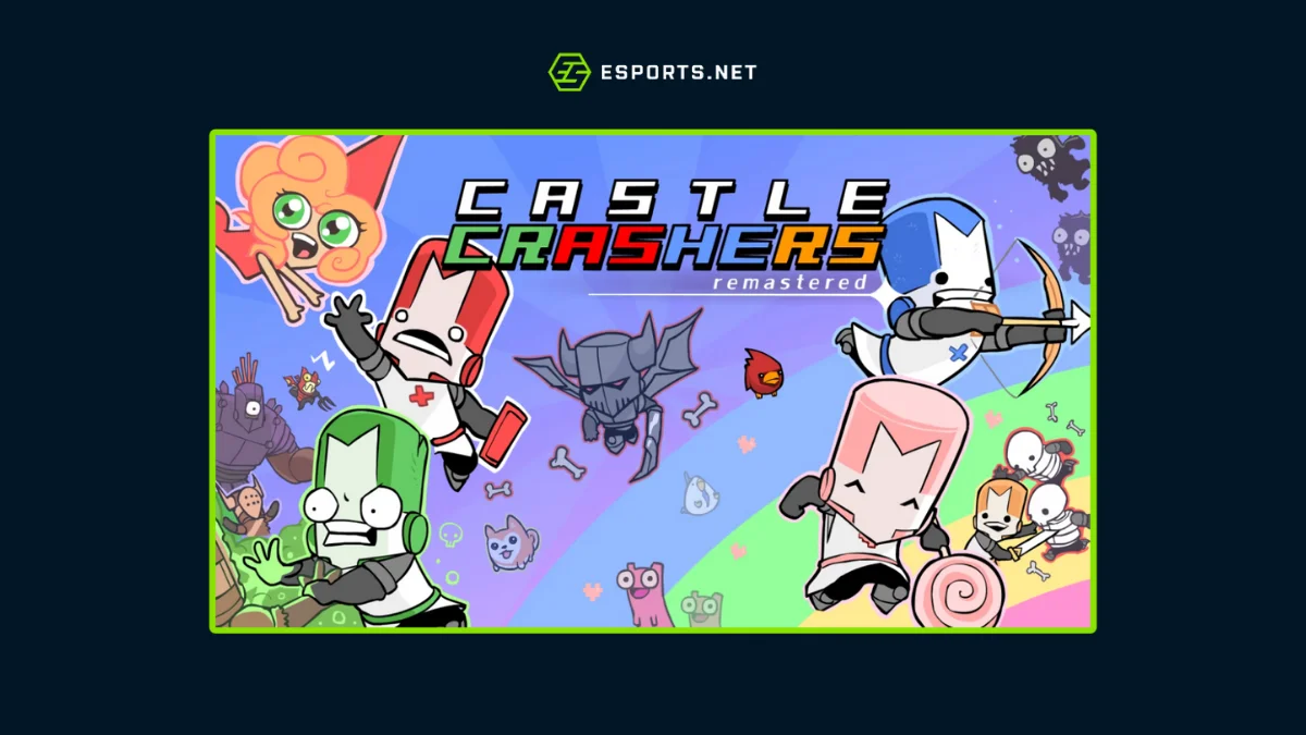 Melhores jogos co-op para até 4 jogadores - Castle Crashers