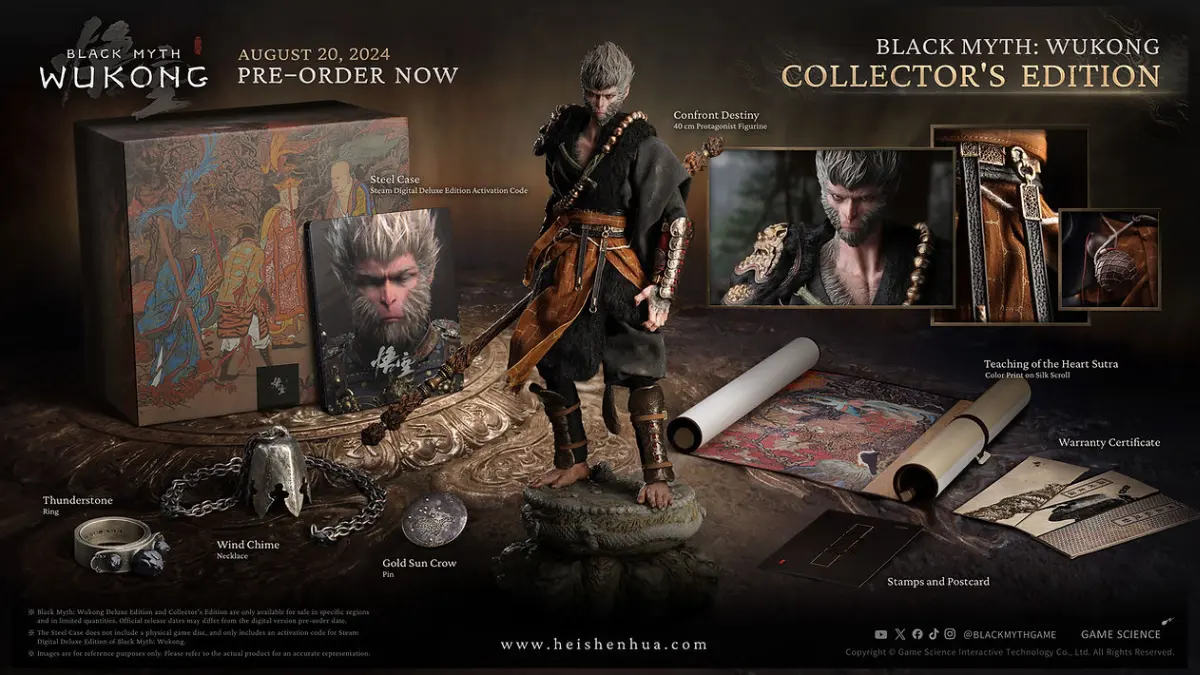 Edições de Black Myth Wukong